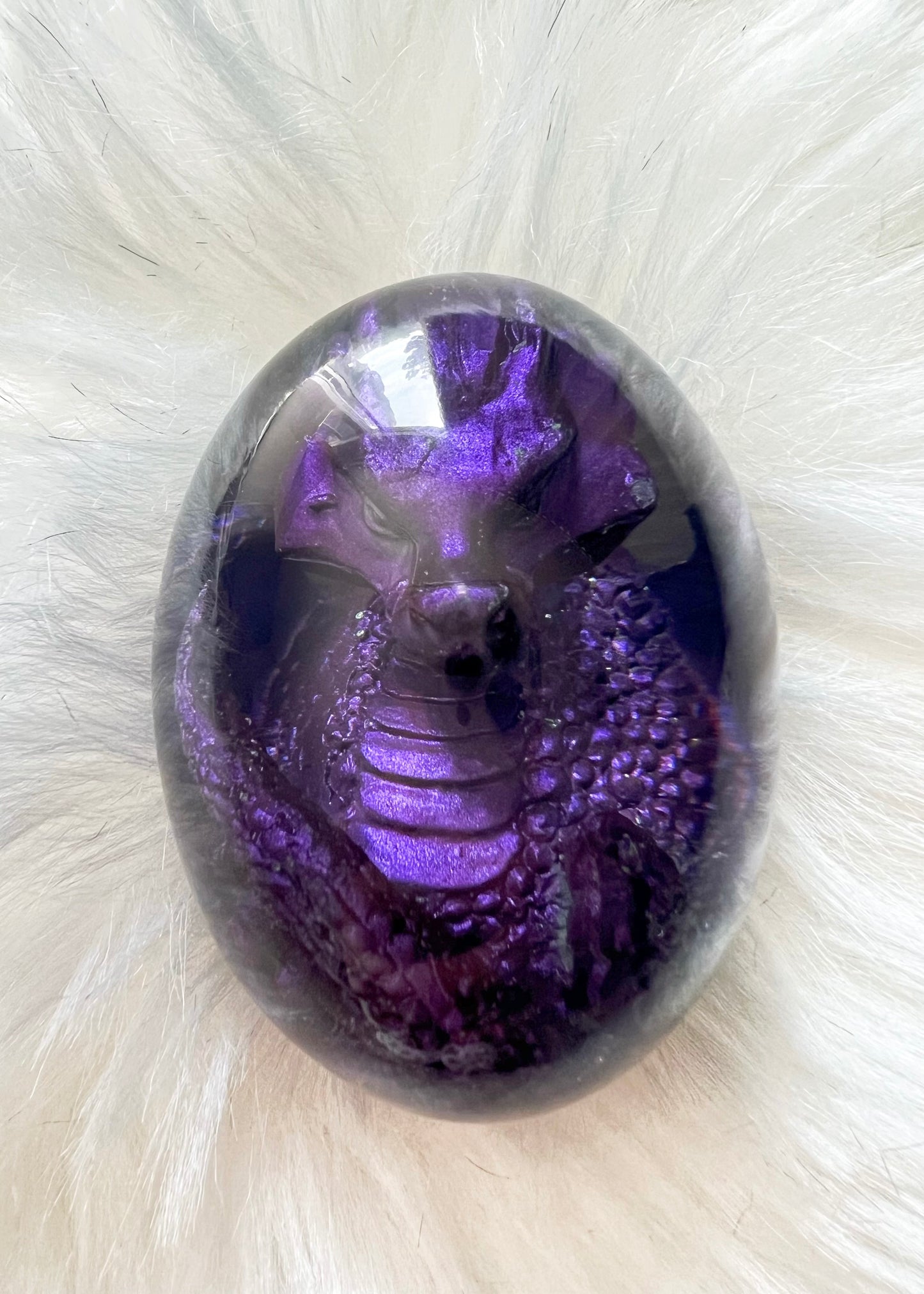 Resin Dragon Eggs with Sleeping Baby Dragons: Perfect Gifts for Dragon Lovers